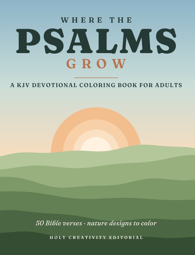Where the Psalms Grow coloring book cover